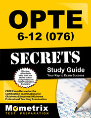 Oklahoma Professional Teaching Examination OPTE 6-12 Exam  Study Guide