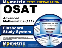 OSAT Advanced Mathematics (111) Flashcards Study System