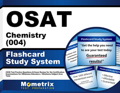 OSAT Chemistry (004) Flashcards Study System