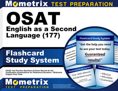 OSAT English as a Second Language (177) Flashcards Study System