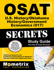 OSAT U.S. History/Oklahoma History/Government/Economics Exam (017) Study Guide