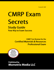  CMRP - Certified Materials & Resources Professional Exam Study Guide