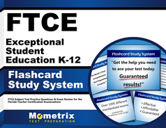 FTCE Exceptional Student Education K-12 Flashcards Study System