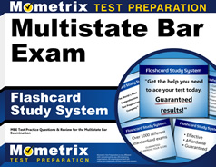 Multistate bar flash card test preparation
