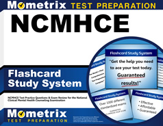 NCMHCE - National Clinical Mental Health Counseling Examination flash card