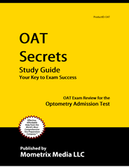 OAT Optometry Admission Test Study Guide