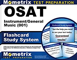 OSAT Instrument/General Music (001) Flashcards Study System