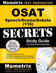 OSAT Speech/Drama/Debate Exam (116) Study Guide