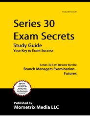 Branch Manager Examination - Futures Series 30 Exam Study Guide