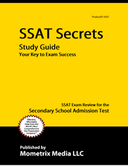 SSAT - Secondary School Admission Test Study Guide