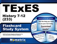 TExES History 7-12 (233) Flashcards Study System