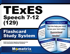 TExES Speech 7-12 Exam(129) Flashcard Study System