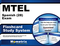 MTEL Spanish (28) Exam Flashcard Study System MTEL Spanish (28) Exam Flashcard Study System